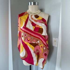 100% Silk Cynthia Espy Fine Accessories Scarf 20”